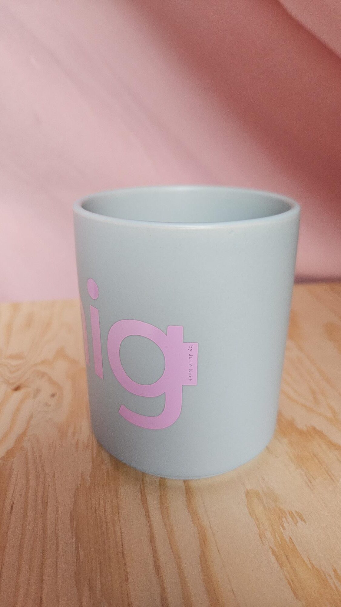 MIG by Julie Koch – Keramisk kaffekop BLÅ. Pakken bliver først pakket og afsendt i starten af uge 33 på grund af sommerferie. - Billede 2