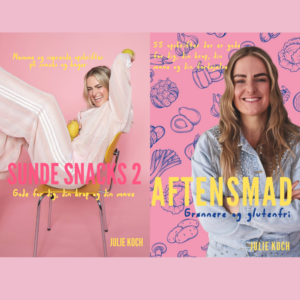 Sommerpris: PRE-ORDER - Bogpakke med 2 bøger: Sunde Snacks 2 og Aftensmad.